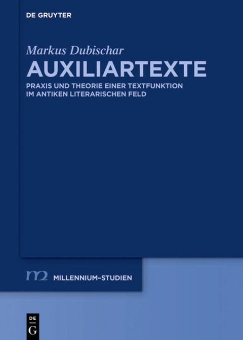 Auxiliartexte - Markus Dubischar