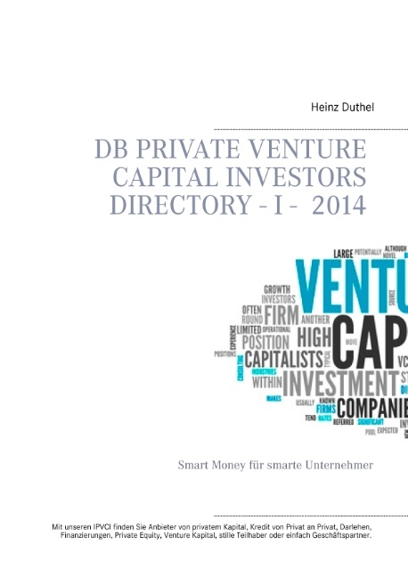 DB Private Venture Capital Investors Directory I - 2014 - Heinz Duthel