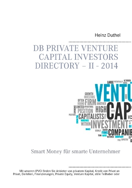 DB Private Venture Capital Investors Directory – II - 2014 - Heinz Duthel