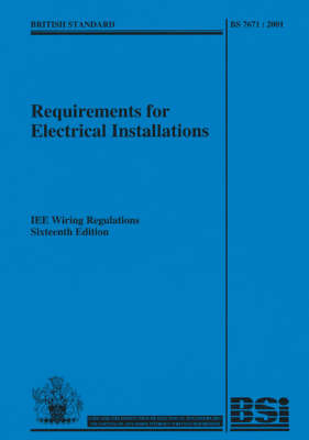 Institution of Electrical Engineers Wiring Regulations -  Institution of Electrical Engineers
