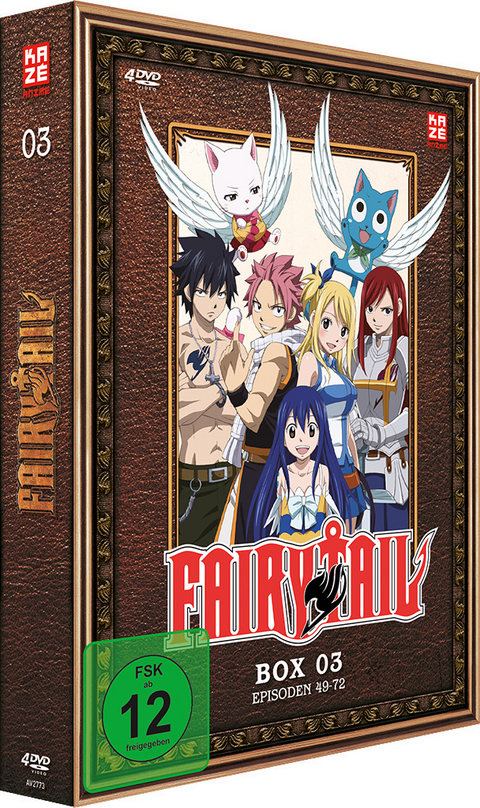Fairy Tail - TV-Serie - DVD Box 3 (Episoden 49-72) (4 DVDs) - Shinji Ishihira