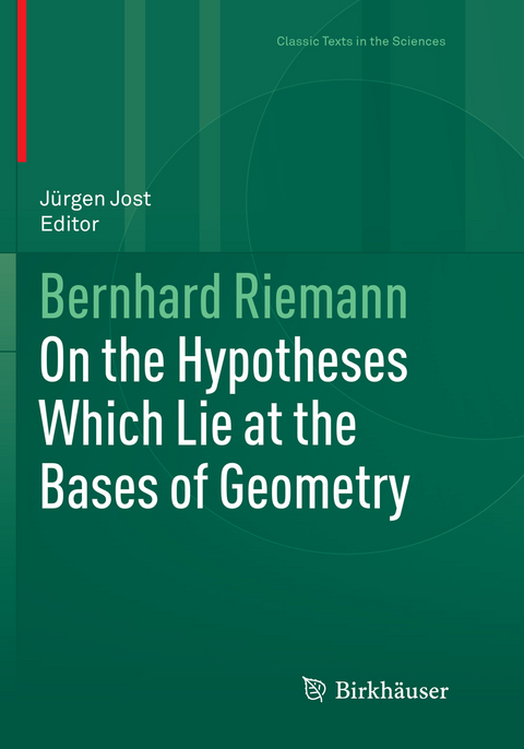 On the Hypotheses Which Lie at the Bases of Geometry - Bernhard Riemann