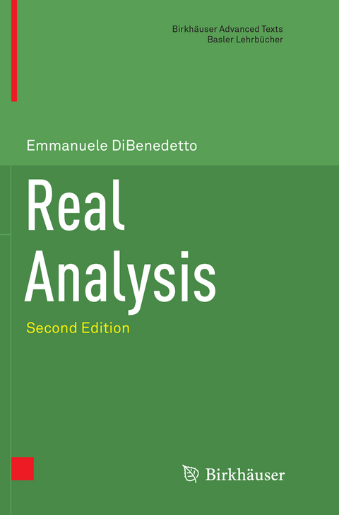 Real Analysis - Emmanuele DiBenedetto