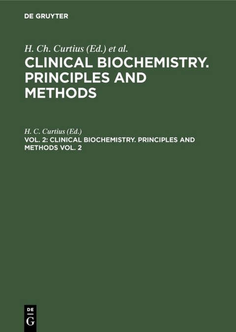 Clinical biochemistry. Principles and methods / Clinical biochemistry. Principles and methods. Vol. 2 - 
