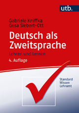 Deutsch als Zweitsprache - Kniffka, Gabriele; Siebert-Ott, Gesa