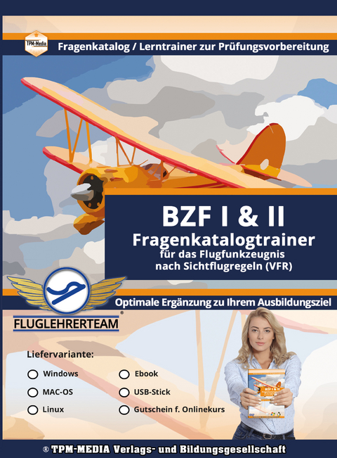 BZF Fragenkatalogtrainer (Windows) für das Flugfunkzeugnis nach Sichtflugregeln - Thomas Mueller