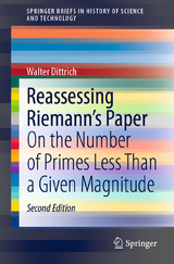 Reassessing Riemann's Paper - Dittrich, Walter
