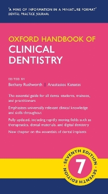 Oxford Handbook of Clinical Dentistry - 