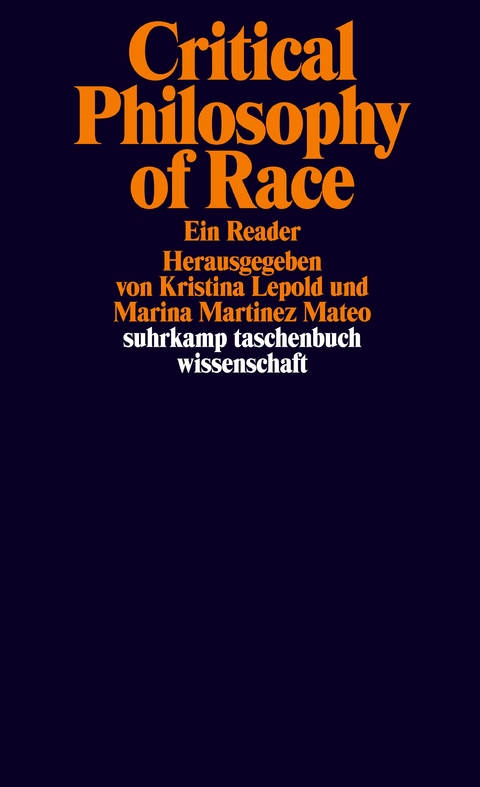 Critical Philosophy of Race - 