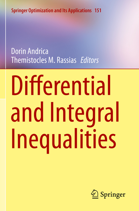 Differential and Integral Inequalities - 