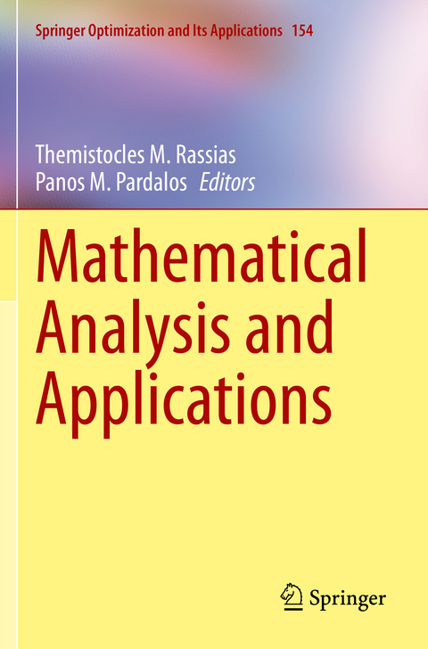 Mathematical Analysis and Applications - 