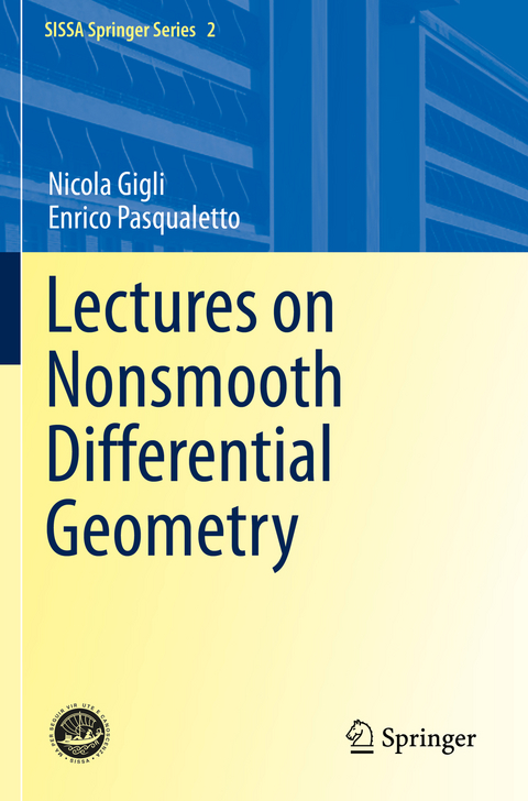Lectures on Nonsmooth Differential Geometry - Nicola Gigli, Enrico Pasqualetto
