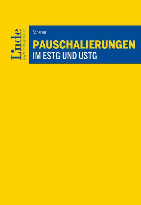 Pauschalierungen im EStG und UStG - Philipp Scherzer