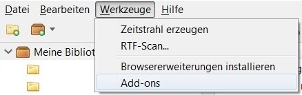 Zotero-Plugin: Word