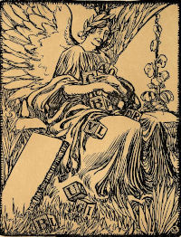 An Alphabet of History, the words by Wilbur D. Nesbit, the pictures by Ellsworth Young; 1905; Paul Elder and Company Publishers, San Francisco. Public Domain, https://archive.org/details/alphabethist00nesbrich