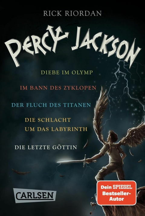 Percy Jackson: Percy Jackson und die griechischen Monster – Band 1-5 der mythischen Fantasy-Buchreihe in einer E-Box! - Rick Riordan