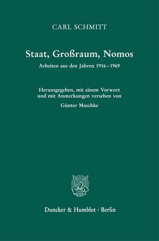 Staat, Großraum, Nomos.