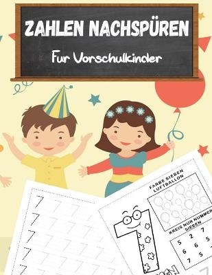 Zahlentracing-Buch f&uuml;r Vorschulkinder - Sandra Jacobsen