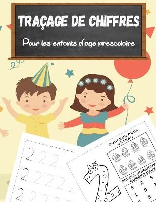 Livre de traçage des nombres pour les enfants d'âge préscolaire