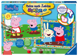 CreArt, Malen nach Zahlen Junior - Peppa Pig
