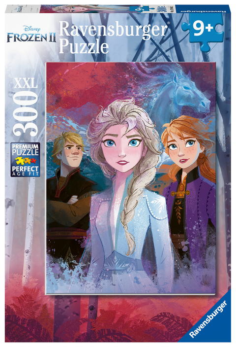 Ravensburger Puzzle 12866 - Elsa, Anna und Kristoff - 300 Teile XXL Die Eisk&ouml;nigin 2 Puzzle f&uuml;r Kinder ab 9 Jahren