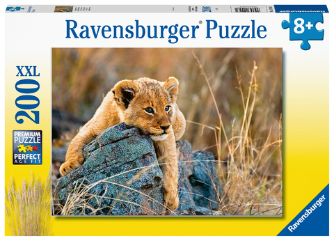 Ravensburger Kinderpuzzle - Kleiner L&ouml;we - 200 Teile Puzzle f&uuml;r Kinder ab 8 Jahren