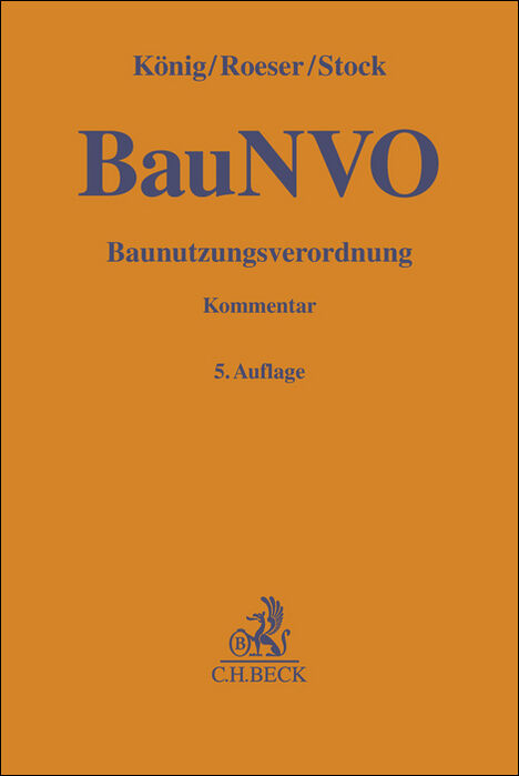 Baunutzungsverordnung. BauNVO