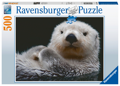 Ravensburger Puzzle - S&uuml;&szlig;er kleiner Otter - 500 Teile Puzzle