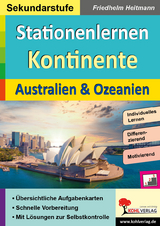 Stationenlernen Kontinente / Australien und Ozeanien - Friedhelm Heitmann