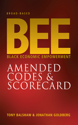 Broad-based Black Economic Empowerment - Tony Balshaw, Jonathan Goldberg