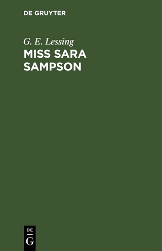 Miss Sara Sampson