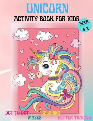 Amazing Unicorns Activity Book for kids
