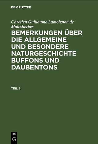 Chrétien Guillaume Lamoignon de Malesherbes: Bemerkungen über die... / Chrétien Guillaume Lamoignon de Malesherbes: Bemerkungen über die.... Teil 2