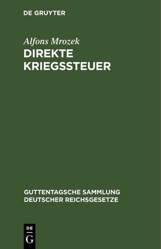 Direkte Kriegssteuer