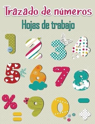 Libro de trazado de números para preescolares