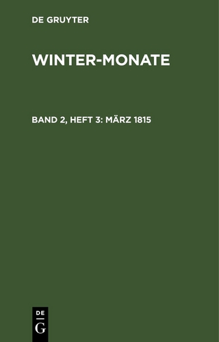 Winter-Monate / März 1815