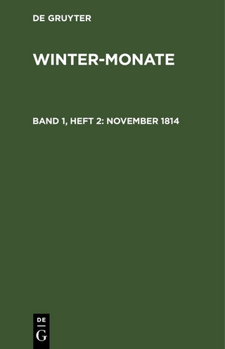 Winter-Monate / November 1814