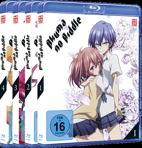 Akuma no Riddle - Gesamtausgabe - Bundle - Vol.1-4 Blu-ray [ohne Schuber] - Keizou Kusakawa