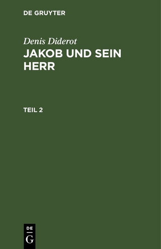 Denis Diderot: Jakob und sein Herr / Denis Diderot: Jakob und sein Herr. Teil 2