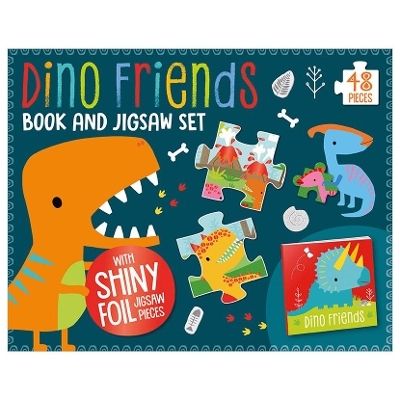 Dino Friends Book and Jigsaw Box Set - Make Believe Ideas