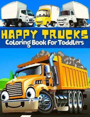 Trucks Coloring Book For Toddlers - Am Publishing Press