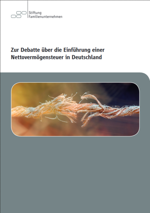 Zur Debatte &uuml;ber die Einf&uuml;hrung einer Nettoverm&ouml;gensteuer in Deutschland