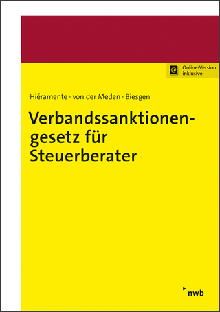 Verbandssanktionengesetz für Steuerberater