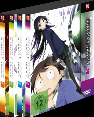 Accel World - Gesamtausgabe - Bundle - Vol.1-4 - DVD [ohne Schuber]