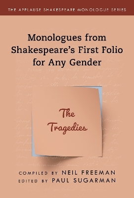 Monologues from Shakespeare&rsquo;s First Folio for Any Gender - 