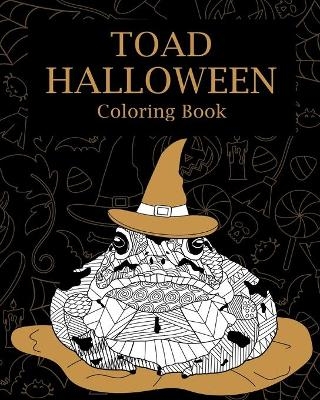 Toad Halloween Coloring Book