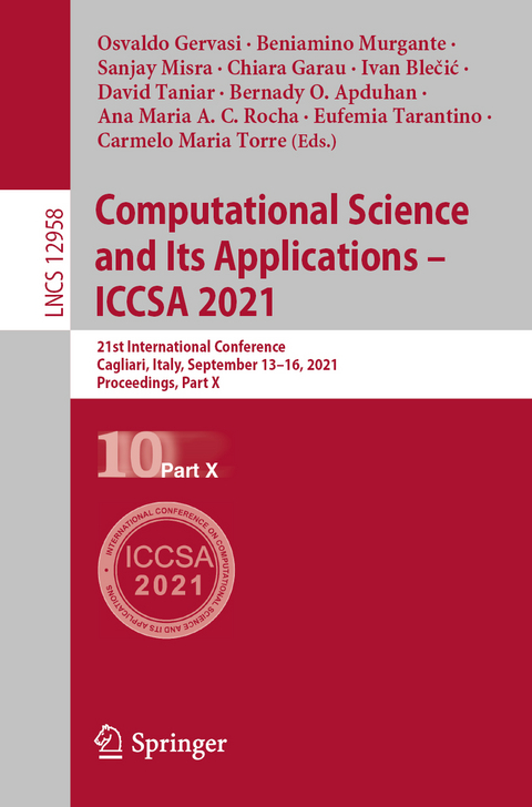 Computational Science and Its Applications – ICCSA 2021 - 