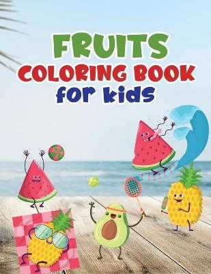Fruits coloring book for kids