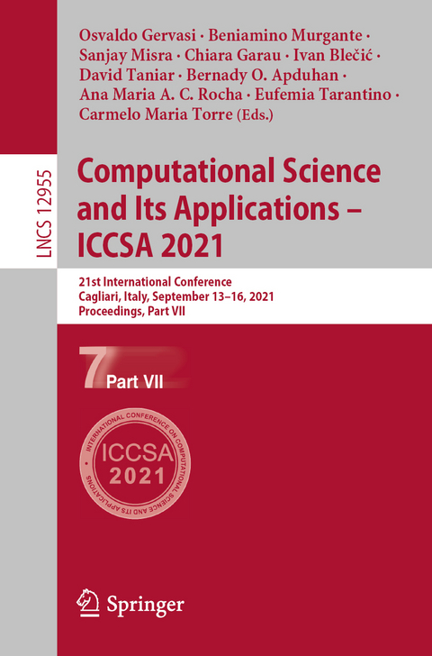 Computational Science and Its Applications – ICCSA 2021 - 