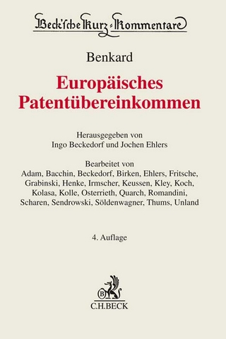 Europäisches Patentübereinkommen. EPÜ